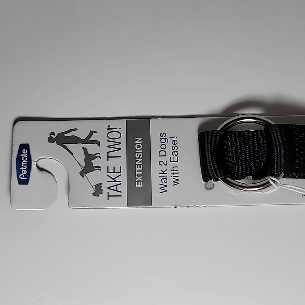 Petmate Take Two Leash Extension walk 2 dogs w ease med-large new